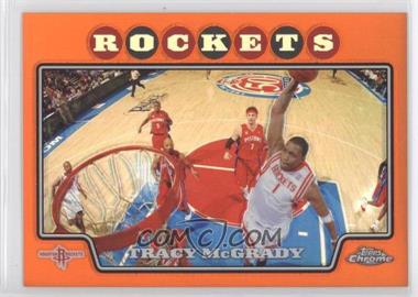 2008-09 Topps Chrome - [Base] - Orange Refractor #111 - Tracy McGrady /499