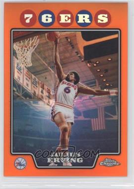 2008-09 Topps Chrome - [Base] - Orange Refractor #180 - Julius Erving /499