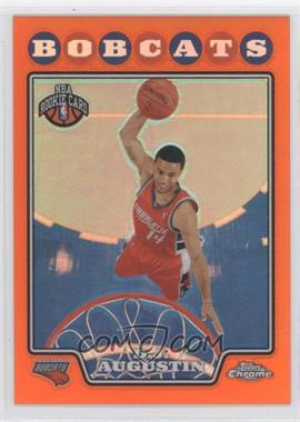 2008-09 Topps Chrome - [Base] - Orange Refractor #189 - D.J. Augustin /499