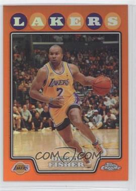 2008-09 Topps Chrome - [Base] - Orange Refractor #94 - Derek Fisher /499