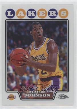 2008-09 Topps Chrome - [Base] - Refractor #171 - Magic Johnson [EX to NM]