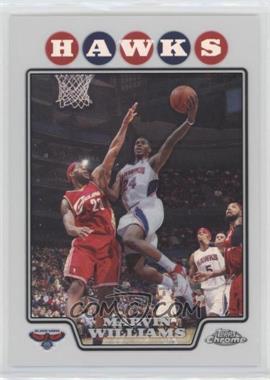 2008-09 Topps Chrome - [Base] - Refractor #62 - Marvin Williams (Guarded by LeBron James)