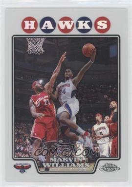2008-09 Topps Chrome - [Base] - Refractor #62 - Marvin Williams (Guarded by LeBron James)