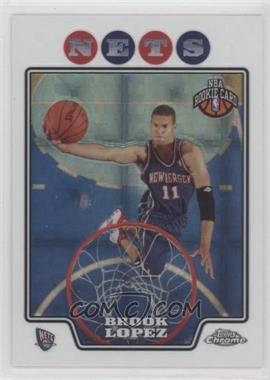 2008-09 Topps Chrome - [Base] - X-Fractor #190 - Brook Lopez /288