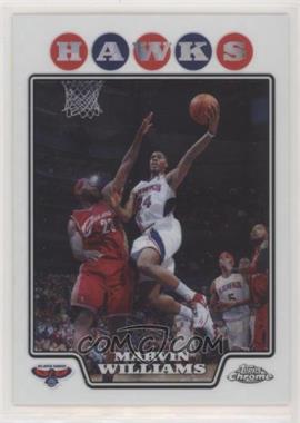 2008-09 Topps Chrome - [Base] - X-Fractor #62 - Marvin Williams (Guarded by LeBron James) /288