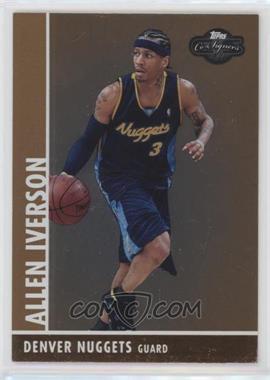 2008-09 Topps Co-Signers - [Base] - Bronze Foil #3 - Allen Iverson /299