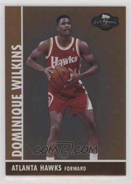 2008-09 Topps Co-Signers - [Base] - Bronze Foil #92 - Dominique Wilkins /299
