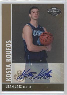 2008-09 Topps Co-Signers - [Base] - Rookie Gold Autographs #122 - Kosta Koufos /25