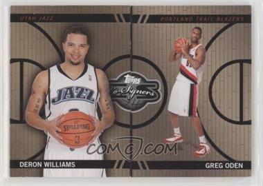 2008-09 Topps Co-Signers - Changing Faces - Bronze #CF-12-32 - Deron Williams, Greg Oden /399