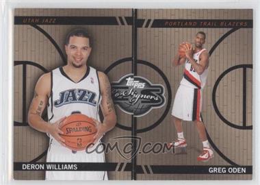 2008-09 Topps Co-Signers - Changing Faces - Bronze #CF-12-32 - Deron Williams, Greg Oden /399