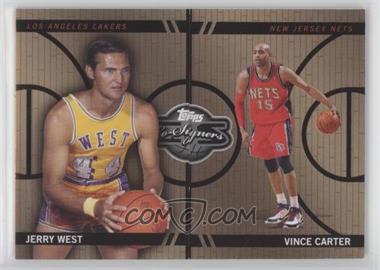 2008-09 Topps Co-Signers - Changing Faces - Bronze #CF-19-39 - Jerry West, Vince Carter /399