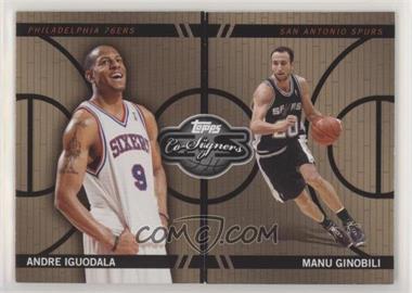 2008-09 Topps Co-Signers - Changing Faces - Bronze #CF-26-21 - Andre Iguodala, Manu Ginobili /399