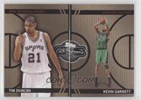 Tim Duncan, Kevin Garnett [EX to NM] #/399