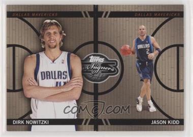 2008-09 Topps Co-Signers - Changing Faces - Bronze #CF-31-11 - Dirk Nowitzki, Jason Kidd /399