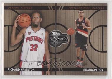 2008-09 Topps Co-Signers - Changing Faces - Bronze #CF-35-15 - Brandon Roy, Richard Hamilton /399