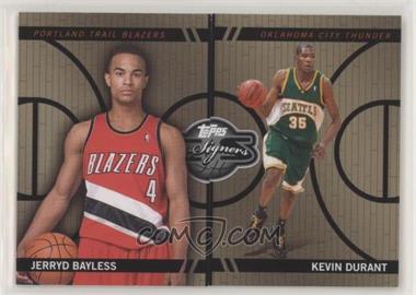 2008-09 Topps Co-Signers - Changing Faces - Gold #CF-10-50 - Jerryd Bayless, Kevin Durant /199