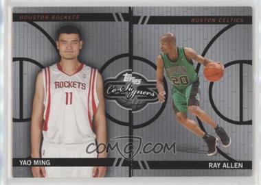 2008-09 Topps Co-Signers - Changing Faces - Silver #CF-22-27 - Yao Ming, Ray Allen /99