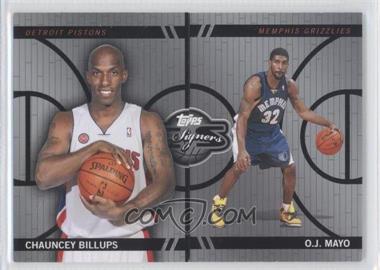 2008-09 Topps Co-Signers - Changing Faces - Silver #CF-43-3 - Chauncey Billups, O.J. Mayo /99