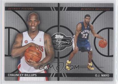 2008-09 Topps Co-Signers - Changing Faces - Silver #CF-43-3 - Chauncey Billups, O.J. Mayo /99