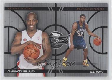 2008-09 Topps Co-Signers - Changing Faces - Silver #CF-43-3 - Chauncey Billups, O.J. Mayo /99