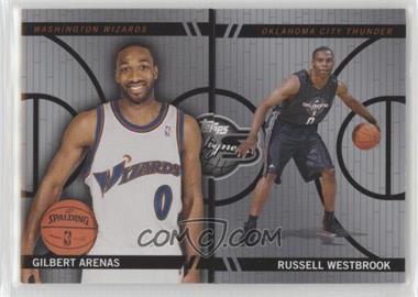 2008-09 Topps Co-Signers - Changing Faces - Silver #CF-44-4 - Gilbert Arenas, Russell Westbrook /99