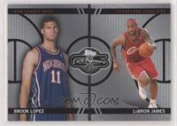 Brook Lopez, LeBron James #/99