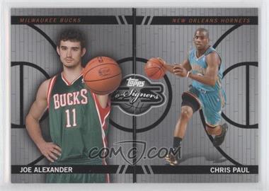 2008-09 Topps Co-Signers - Changing Faces - Silver #CF-8-48 - Joe Alexander, Chris Paul /99
