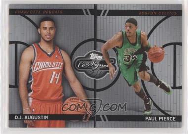 2008-09 Topps Co-Signers - Changing Faces - Silver #CF-9-49 - D.J. Augustin, Paul Pierce /99 [EX to NM]