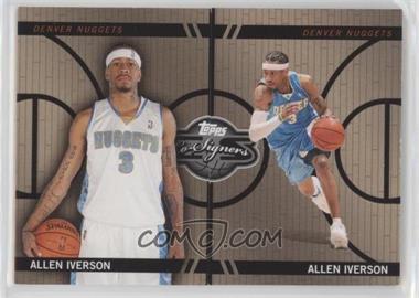 2008-09 Topps Co-Signers - Changing Faces Mismatched - Bronze #CF-17-17 - Allen Iverson /399