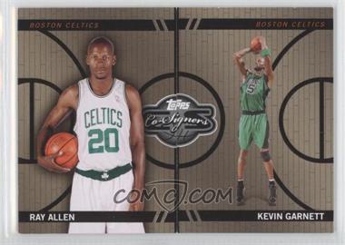 2008-09 Topps Co-Signers - Changing Faces Mismatched - Gold #CF-28-22 - Ray Allen, Kevin Garnett /199