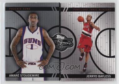 2008-09 Topps Co-Signers - Changing Faces Mismatched - Silver #CF-50-29 - Amare Stoudemire, Jerryd Bayless /99