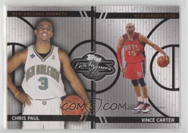 2008-09 Topps Co-Signers - Changing Faces Mismatched #CF-19-8 - Chris Paul, Vince Carter /899