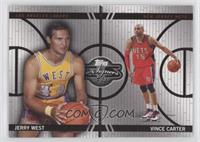 Jerry West, Vince Carter [EX to NM] #/899