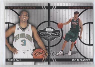 2008-09 Topps Co-Signers - Changing Faces #CF-48-8 - Chris Paul, Joe Alexander /899