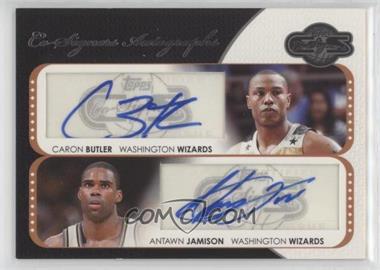 2008-09 Topps Co-Signers - Dual Autographs #CS-BJ - Caron Butler, Antawn Jamison /240