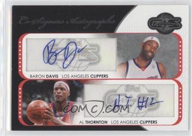 2008-09 Topps Co-Signers - Dual Autographs #CS-DT - Baron Davis, Al Thornton /43