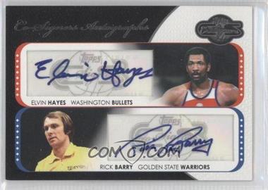 2008-09 Topps Co-Signers - Dual Autographs #CS-HB - Elvin Hayes, Rick Barry /240