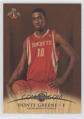 2008-09 Topps Hardwood - [Base] - Mahogany Wood #123.2 - Donte Greene (Ball at Hip) /75