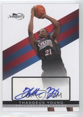 2008-09 Topps Signature - [Base] - Autographs #TSA-TY - Thaddeus Young /5775