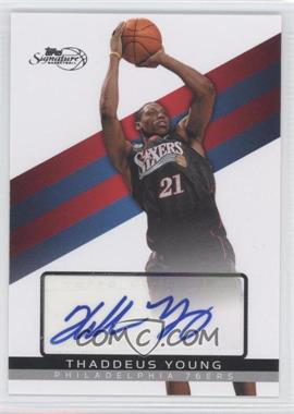 2008-09 Topps Signature - [Base] - Autographs #TSA-TY - Thaddeus Young /5775