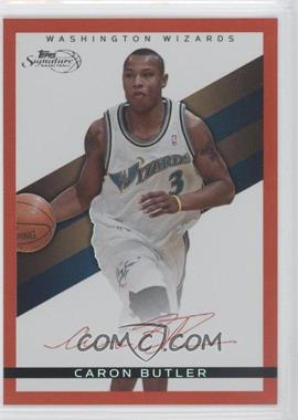 2008-09 Topps Signature - [Base] - Red Foil Facsimile Signatures #TS-CBU - Caron Butler /869