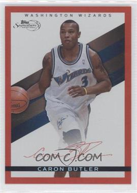 2008-09 Topps Signature - [Base] - Red Foil Facsimile Signatures #TS-CBU - Caron Butler /869