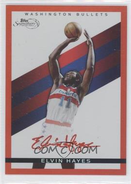 2008-09 Topps Signature - [Base] - Red Foil Facsimile Signatures #TS-EH - Elvin Hayes /869