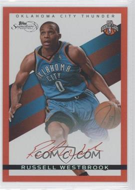 2008-09 Topps Signature - [Base] - Red Foil Facsimile Signatures #TS-RW - Russell Westbrook /869