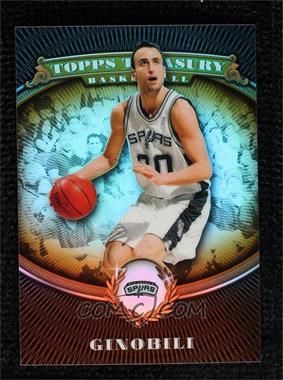 2008-09 Topps Treasury - [Base] - Bronze Refractor #71 - Manu Ginobili /999