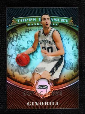 2008-09 Topps Treasury - [Base] - Bronze Refractor #71 - Manu Ginobili /999