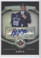 Rookie Refractor Autographs - Kevin Love #/25