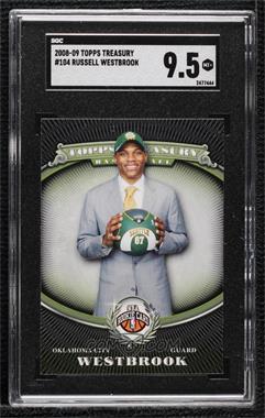 2008-09 Topps Treasury - [Base] #104 - Russell Westbrook [SGC 9.5 Mint+]