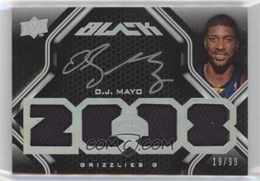 2008-09 UD Black - [Base] #45 - O.J. Mayo /99