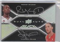 Tayshaun Prince, Rodney Stuckey #/15